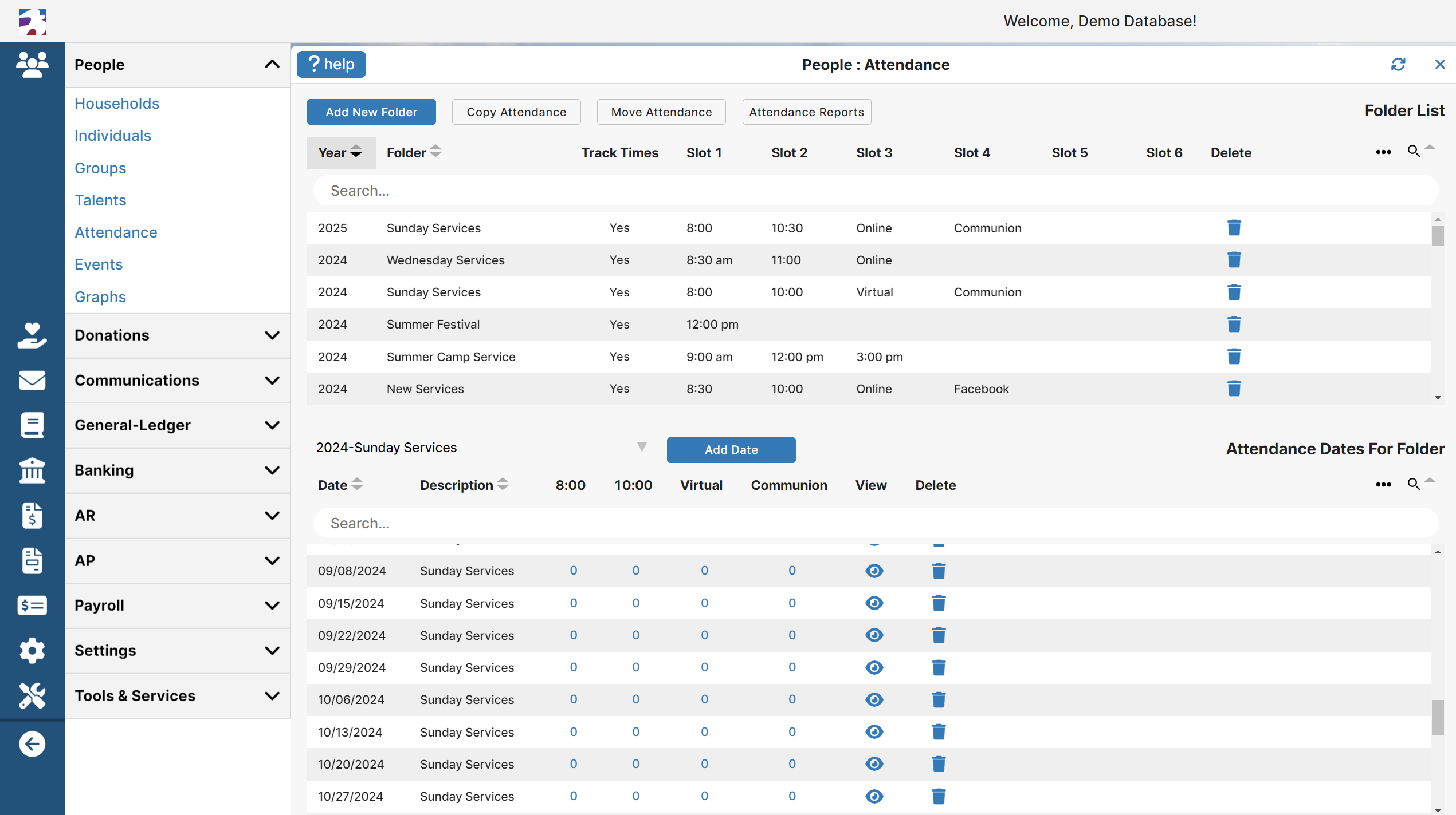 church attendance software