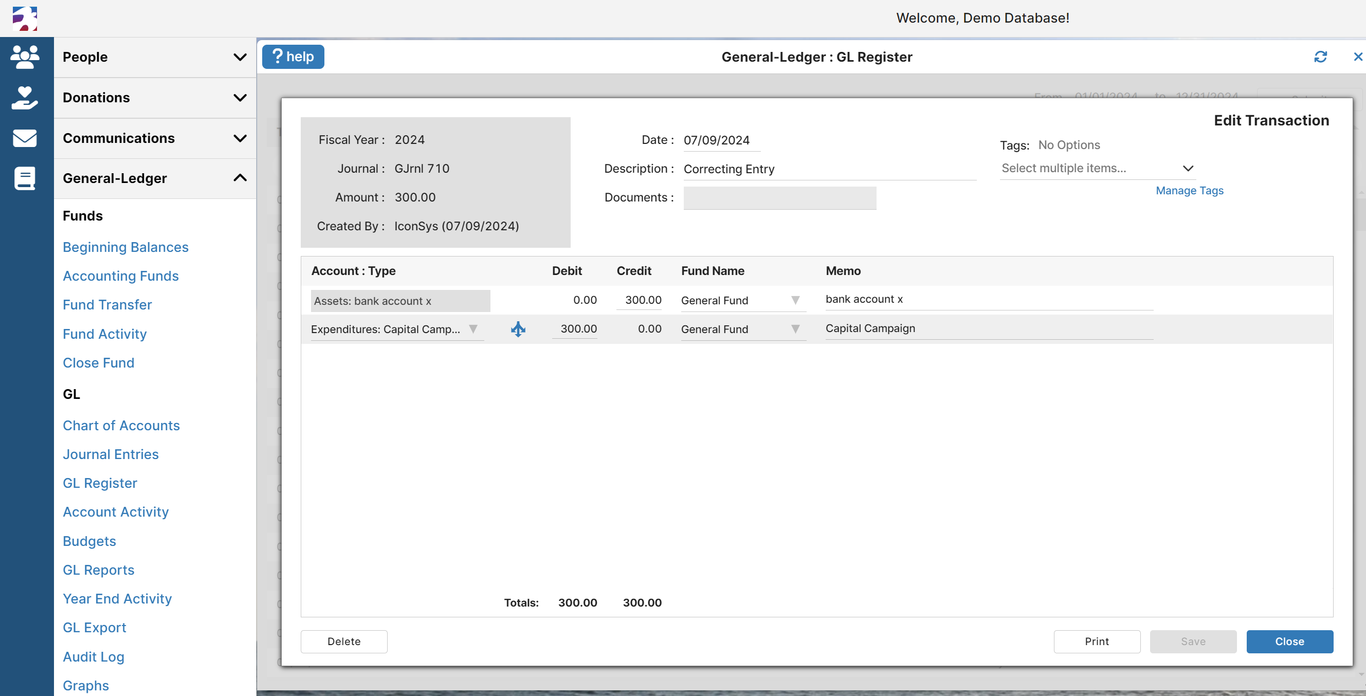 church software accounting