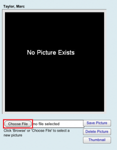 Shows the screen shot of the photo upload screen on IconCMO Shows the screen shot of the photo upload screen on IconCMO