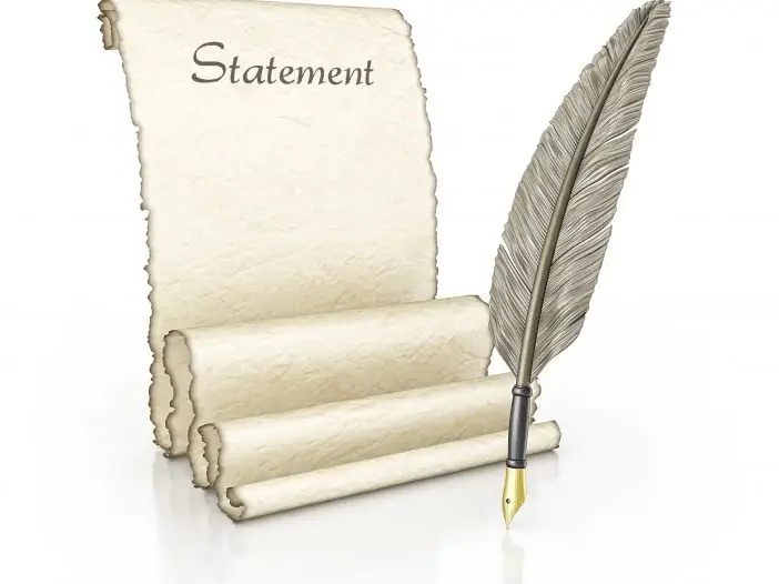 statement-on-paper
