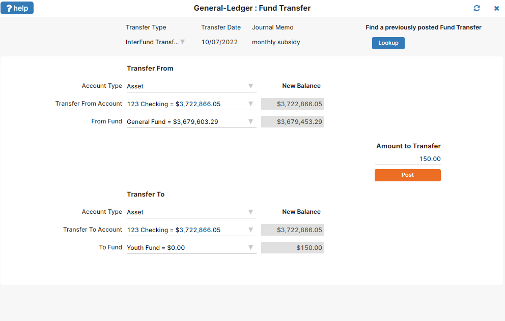 This is the IconCMO fund transfer window. This is the IconCMO fund transfer window.