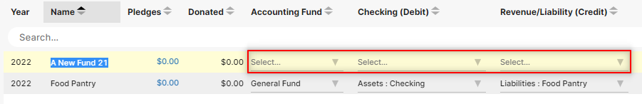 Linking Pass Through Account to Fund Accounting in IconCMO Church Management Software Linking Pass Through Account to Fund Accounting in IconCMO Church Management Software
